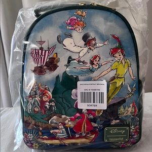 Peter Pan loungefly mini backpack